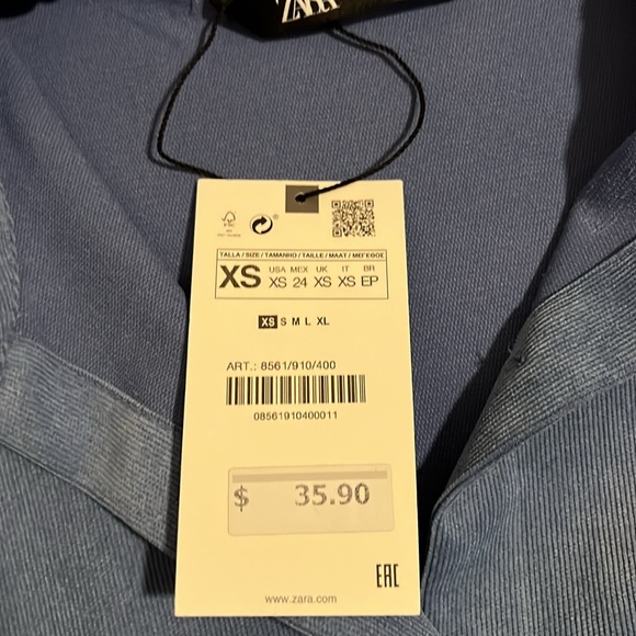 Zara Oversized Button Up - Picture 5 of 9